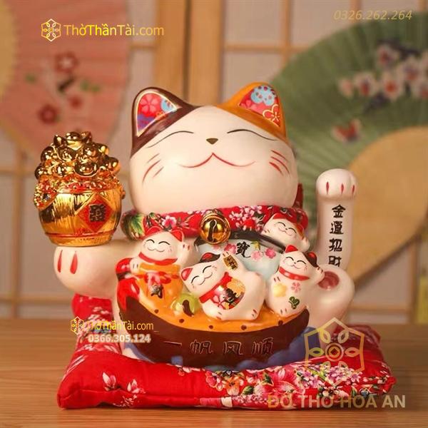 Mèo Thần Tài Tài Thông Tứ Hải