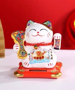 Mèo Thần Tài Năng Lượng 10cm