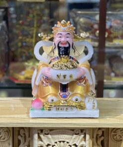 Tượng Thần Tiền/ Thần Phát Phú Quý Vàng Cam