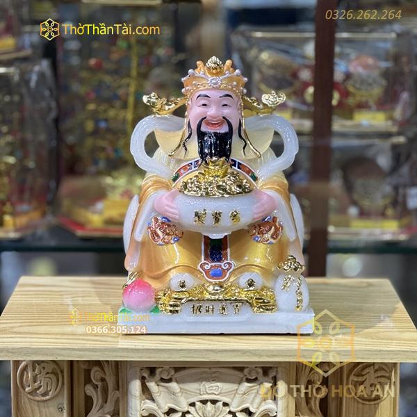 Tượng Thần Tiền/ Thần Phát Phú Quý Vàng Cam