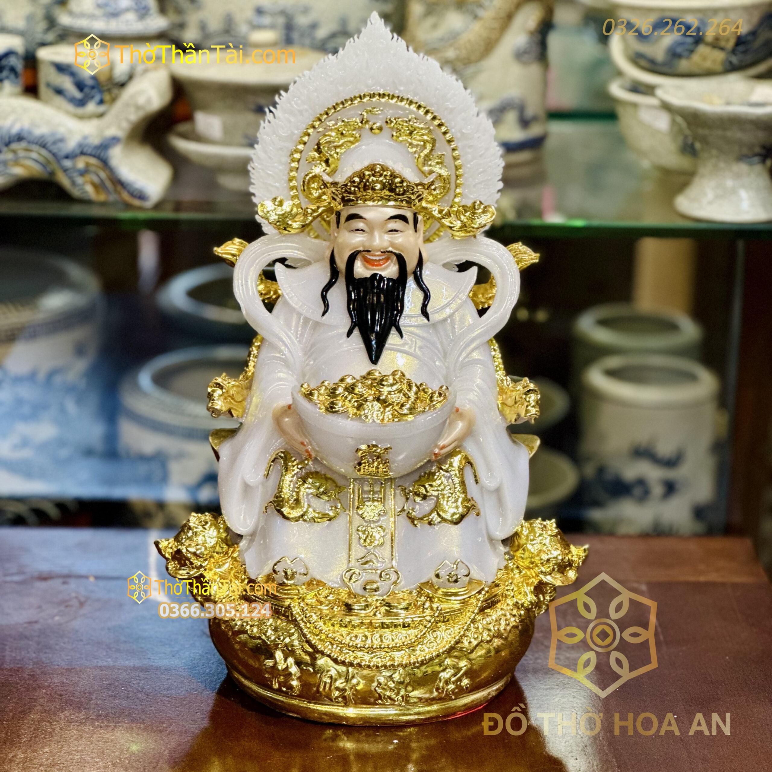 Tượng Thần Tiền Triệu Công Minh Địa Hiệu Ứng Đồng Trắng
