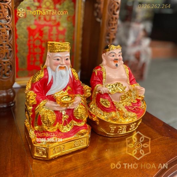 Tượng Thần Tài Thổ Địa Hồng Kông Đỏ