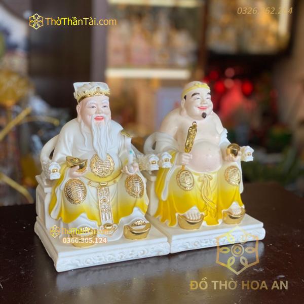 Tượng Thần Tài Thổ Địa Composite Vàng SP000925