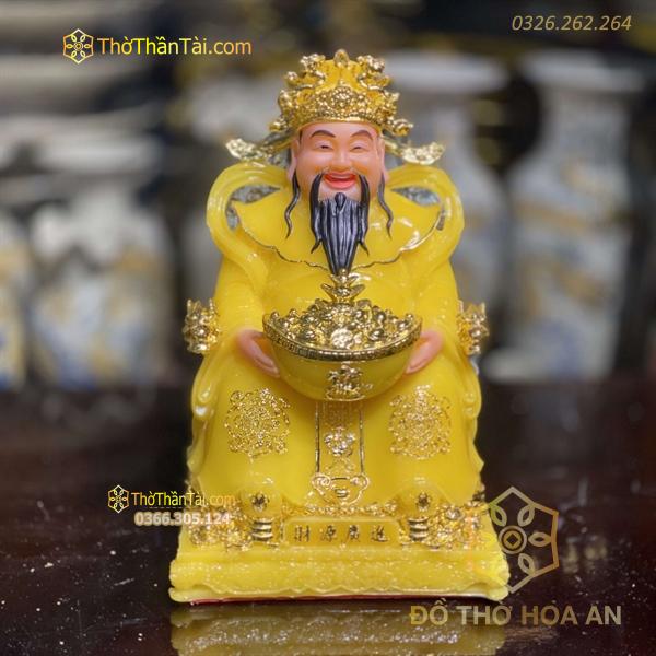 Tượng Thần Tiền/ Thần Phát Phú Quý Rồng Vàng