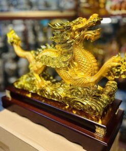 Tượng Rồng Phong Thủy Nắm Long Châu