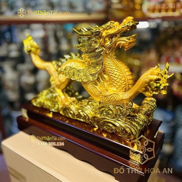 Tượng Rồng Phong Thủy Nắm Long Châu