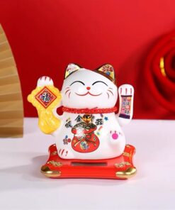 Mèo Thần Tài Năng Lượng 10cm
