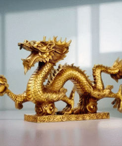 Tượng Rồng Đồng Nắm Long Châu