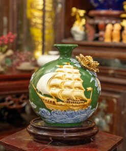 Bình Hút Lộc Thuận Buồm Xuôi Gió Đắp Nổi