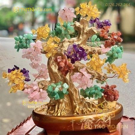 Cây Đá Thạch Anh Ngũ Sắc