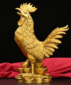 Tượng Gà Trống Chữ Phúc