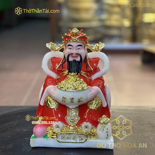 Tượng Thần Tiền/ Thần Phát Phú Quý Đỏ