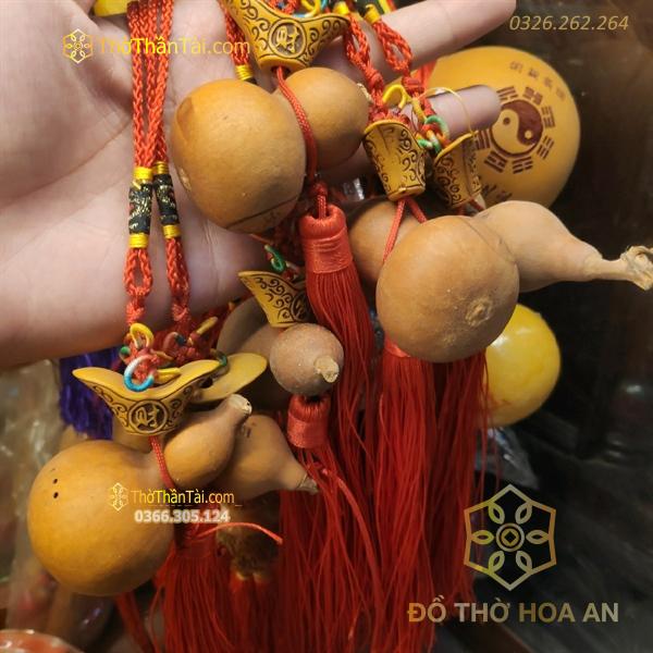 Dây Treo Hồ Lô Gỗ/Móc Treo Chìa Khóa Hồ Lô Gỗ