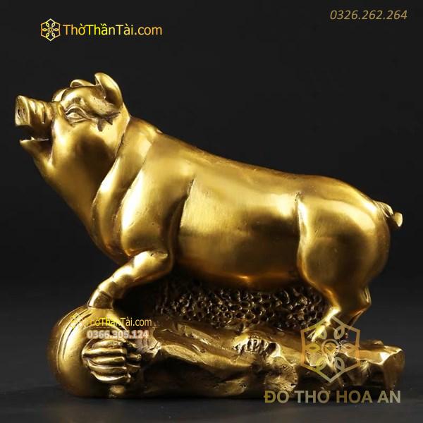 Tượng Phong Thủy Heo Vàng Tài Lộc