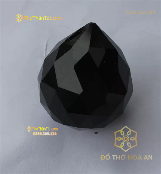 Cầu Treo Phong Thủy Pha Lê Đen