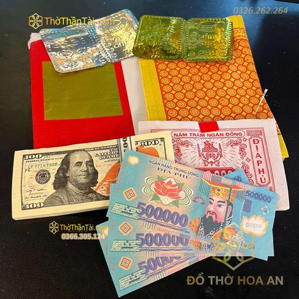 Tiền Vàng Thần Linh-Thổ Công-Gia Tiên