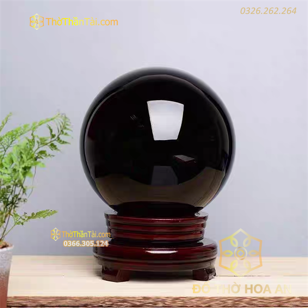 Cầu Đá Phong Thủy Thạch Anh Đen