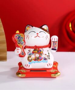 Mèo Thần Tài Năng Lượng 10cm