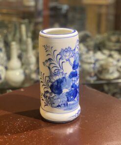 Ống Hương Hoa Sen Men Trắng