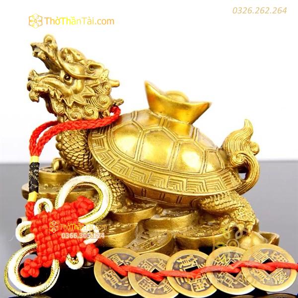 Long Quy Cõng Vàng Đồng Phong Thủy
