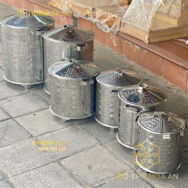 Lò Hóa Vàng Inox Tròn Dày