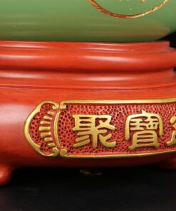 Bồn Tụ Bảo Chiêu Tài Bằng Đá Xanh Ngọc