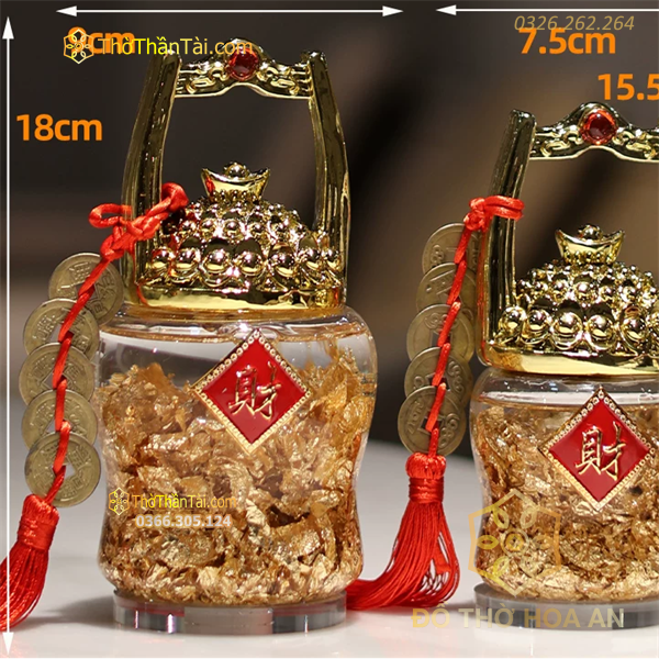 Xô Vàng Lá Chiêu Tài Lộc