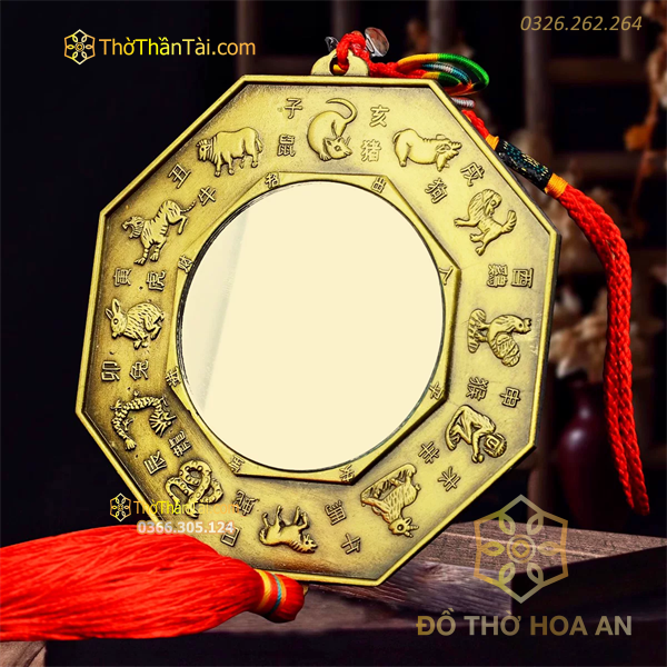 Gương Bát Quái Đồng Âm Dương Ngũ Hành