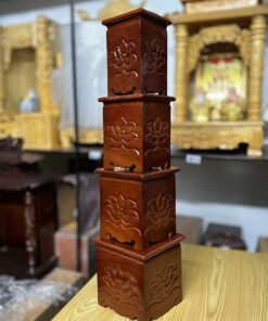 Nhất Sơn/Đế Vuông/Đôn Gỗ Hương Vuông