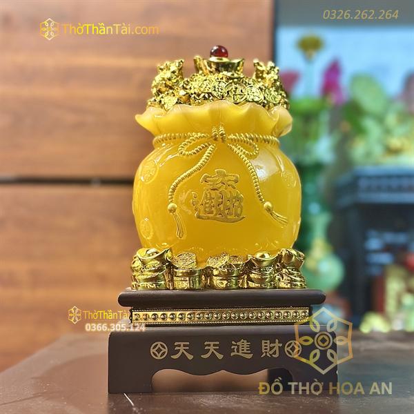 Túi Tiền Vàng Màu Vàng Chiêu Tài