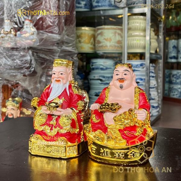 Tượng Thần Tài Thổ Địa Hồng Kông Đỏ