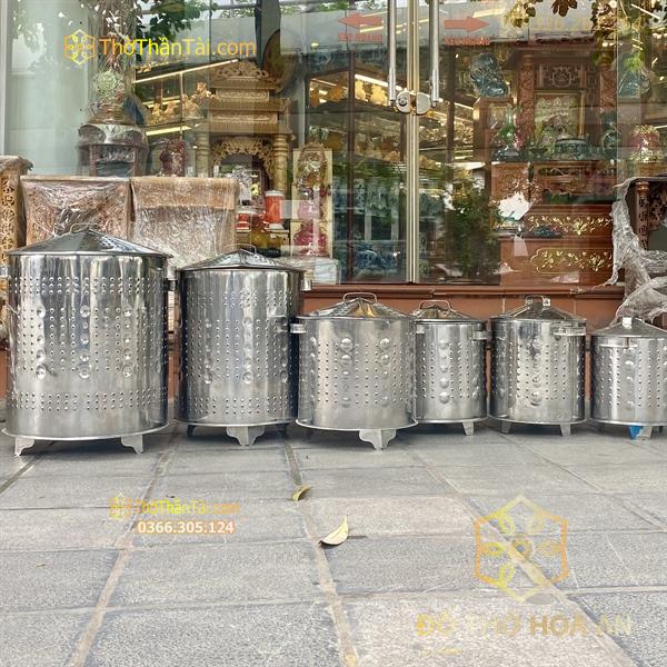 Lò Hóa Vàng Inox Tròn Dày