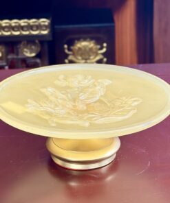 Mâm Bồng Lưu Ly Vàng Bọc Đồng