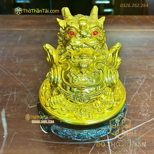 Tỳ Hưu Phong Thủy Đế Xoay Vàng Kim