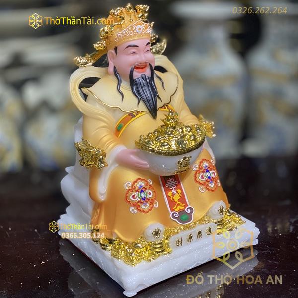 Tượng Thần Tiền/ Thần Phát Phú Quý Rồng Vàng Gấm