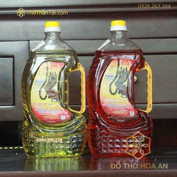 Dầu Đèn Cát Tường Lưu Ly Bàn Tay Phật Không Khói S1
