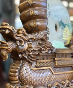 Thuyền Rồng Đồng Điếu Gỗ