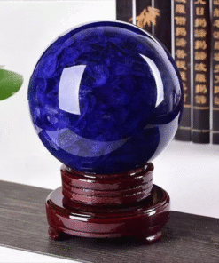 Quả Cầu Màu Xanh Biển Obsidian