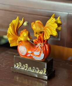 Đôi Cá Chép Đón Lộc Phong Thủy