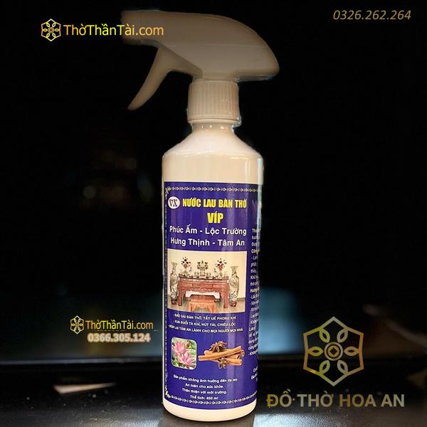 Chai Xịt Ngũ Vị Lau Ban Thờ