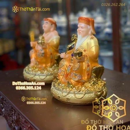 Tượng Thần Tài Thổ Địa Đá Vàng 4203