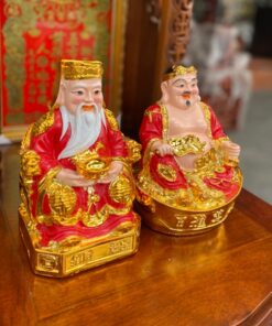 Tượng Thần Tài Thổ Địa Hồng Kông Đỏ