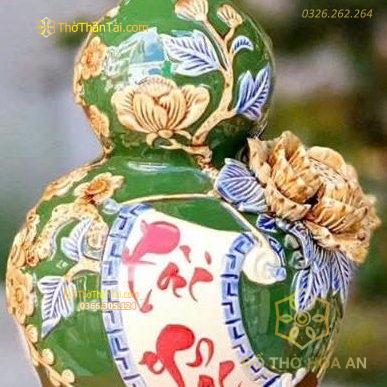 Hồ Lô Hút Lộc Tài Lộc Đắp Nổi