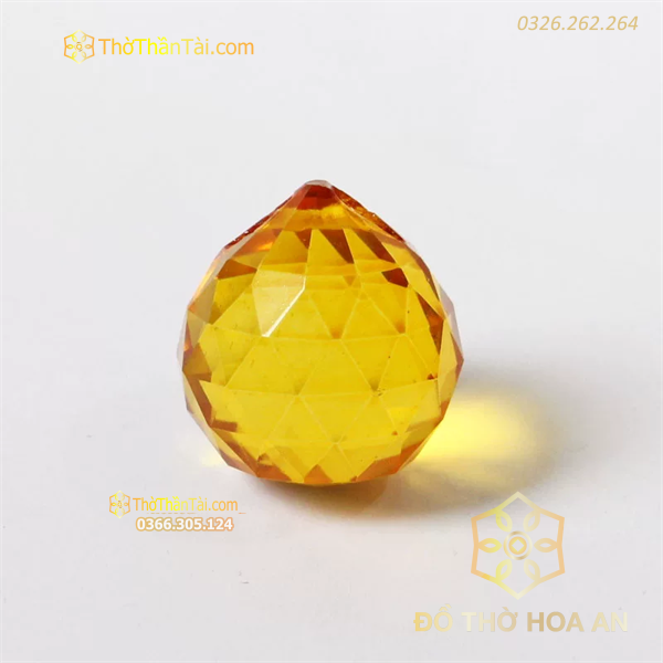 Cầu Treo Phong Thủy Pha Lê Vàng