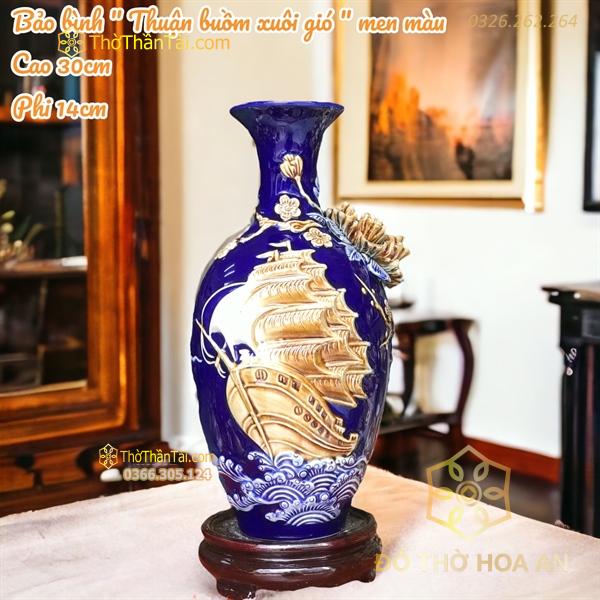 Bảo Bình Thuận Buồn Xuôi Gió Xanh Coban Đắp Nổi