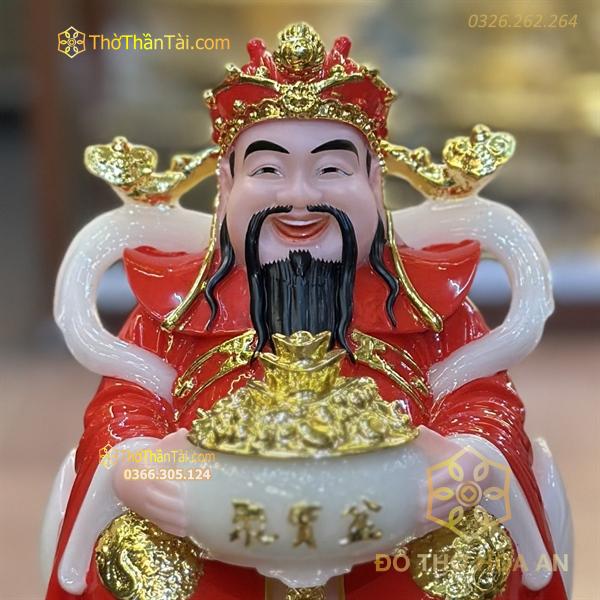 Tượng Thần Tiền/ Thần Phát Phú Quý Đỏ