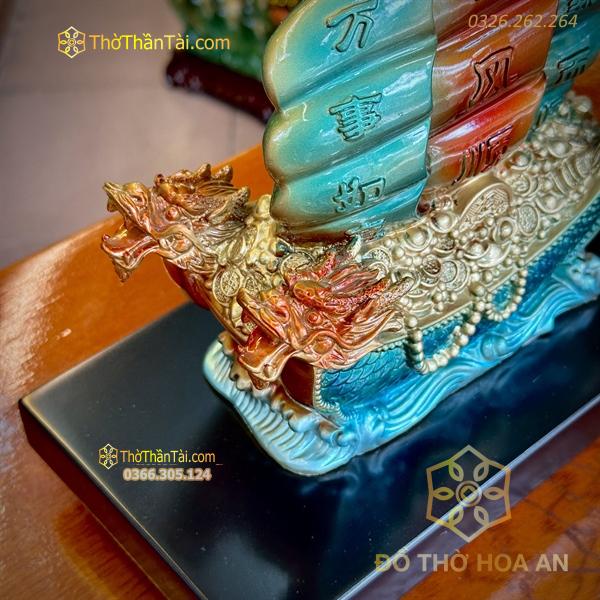 Thuyền Buồm Song Long Ngũ Sắc
