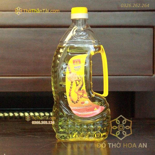 Dầu Đèn Cát Tường Lưu Ly Bàn Tay Phật Không Khói S1
