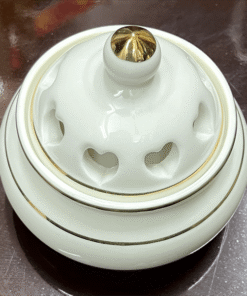 Đốt Trầm Sứ Vân Đá Trắng