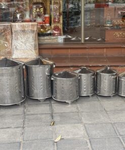 Lò hóa vàng inox tròn dày